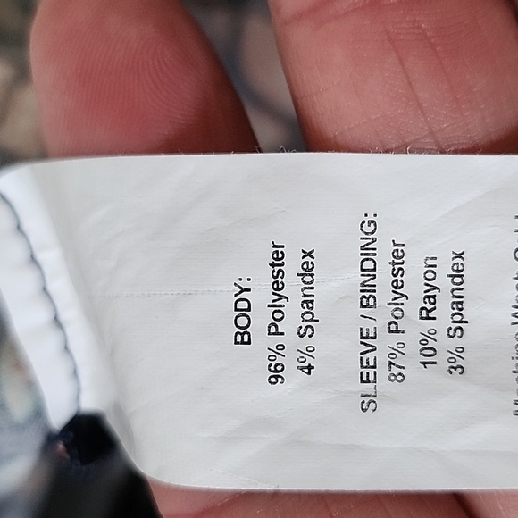 LuLaRoe Randy with floral print body and gray sleeves - Picture 11 of 11